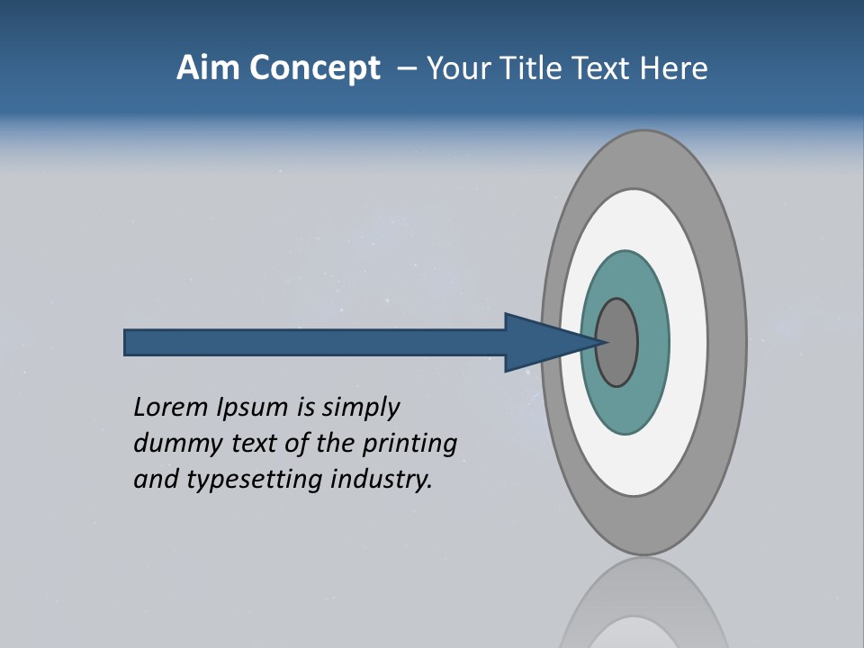 Star Astrology Blue PowerPoint Template