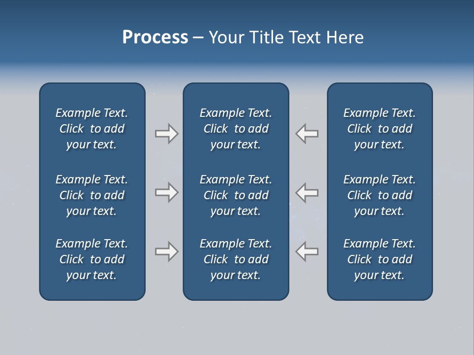 Star Astrology Blue PowerPoint Template