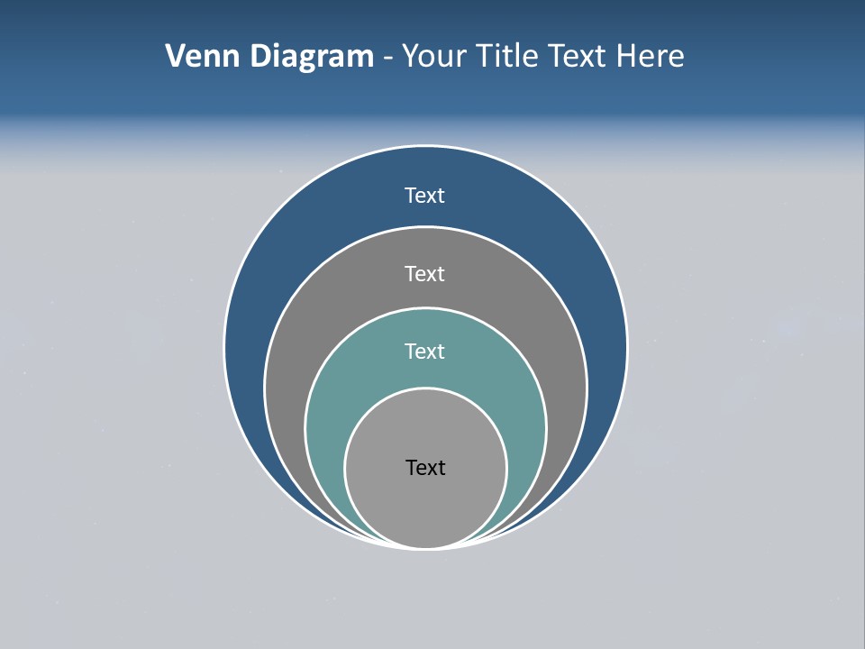 Star Astrology Blue PowerPoint Template