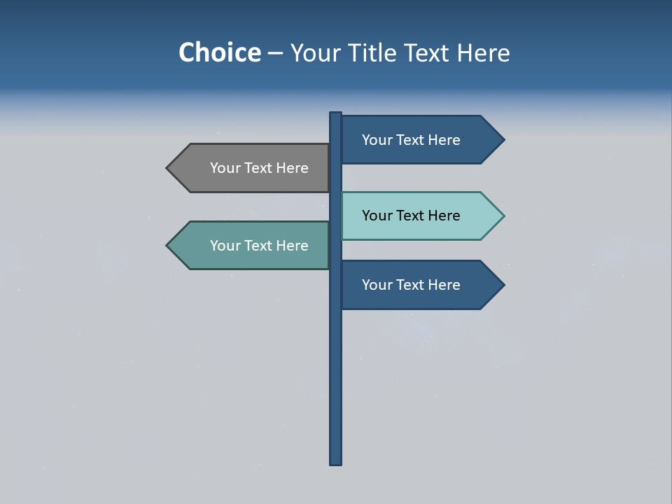 Star Astrology Blue PowerPoint Template