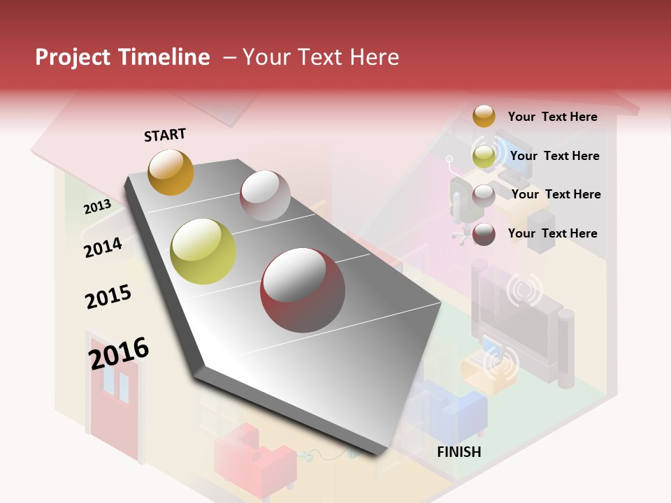Wifi Network Area PowerPoint Template