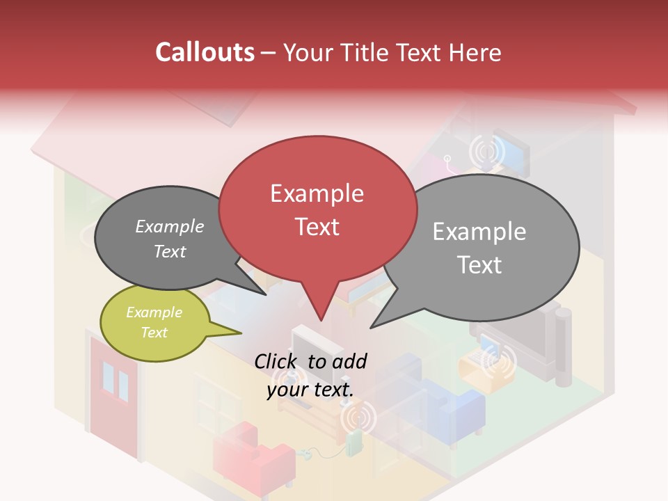 Wifi Network Area PowerPoint Template
