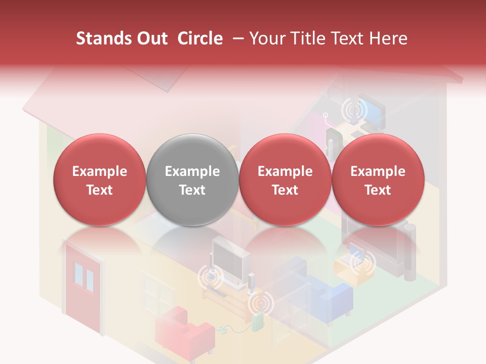 Wifi Network Area PowerPoint Template