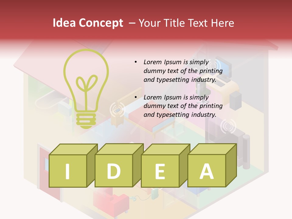 Wifi Network Area PowerPoint Template