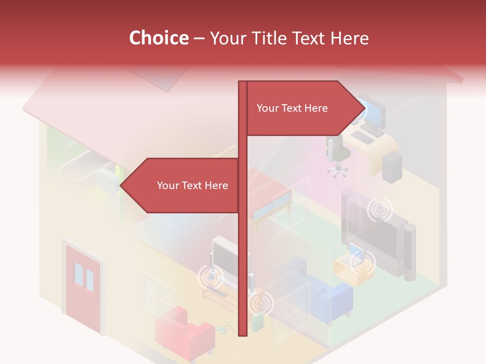 Wifi Network Area PowerPoint Template