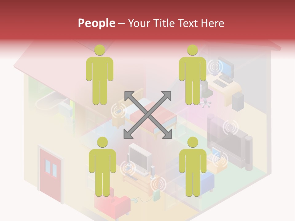 Wifi Network Area PowerPoint Template