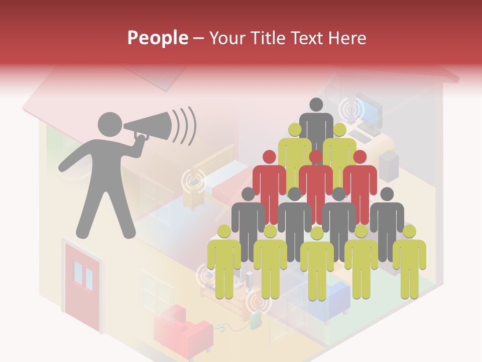 Wifi Network Area PowerPoint Template