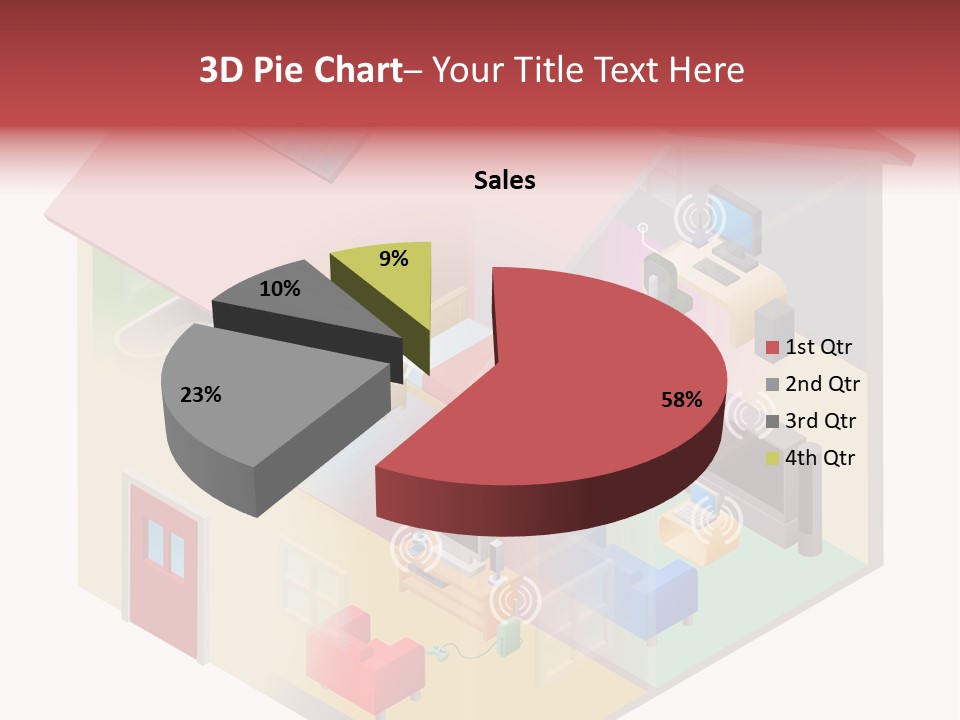 Wifi Network Area PowerPoint Template