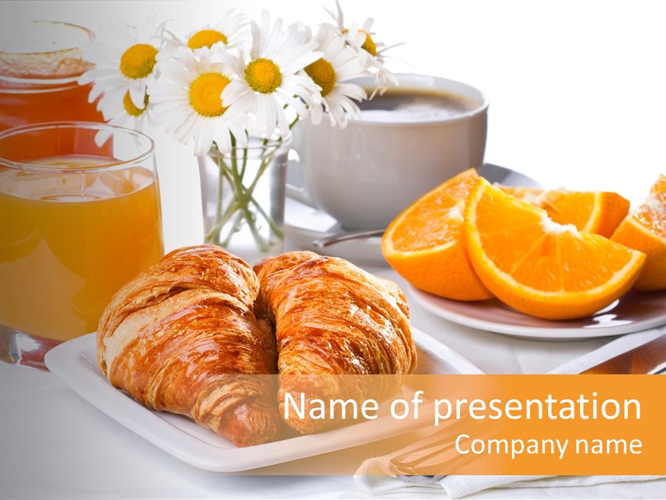 Coffee Bakery Liquid PowerPoint Template