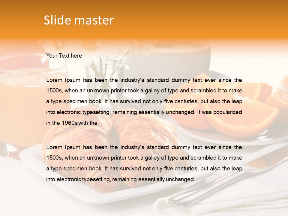 Coffee Bakery Liquid PowerPoint Template