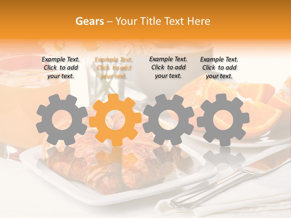 Coffee Bakery Liquid PowerPoint Template