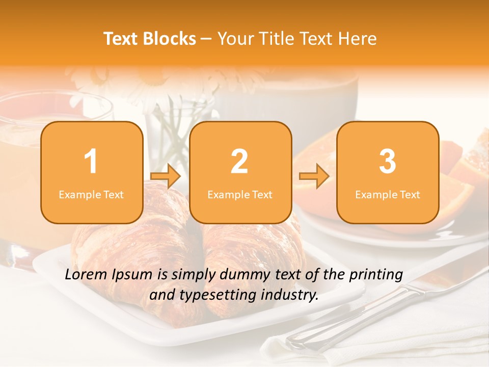 Coffee Bakery Liquid PowerPoint Template