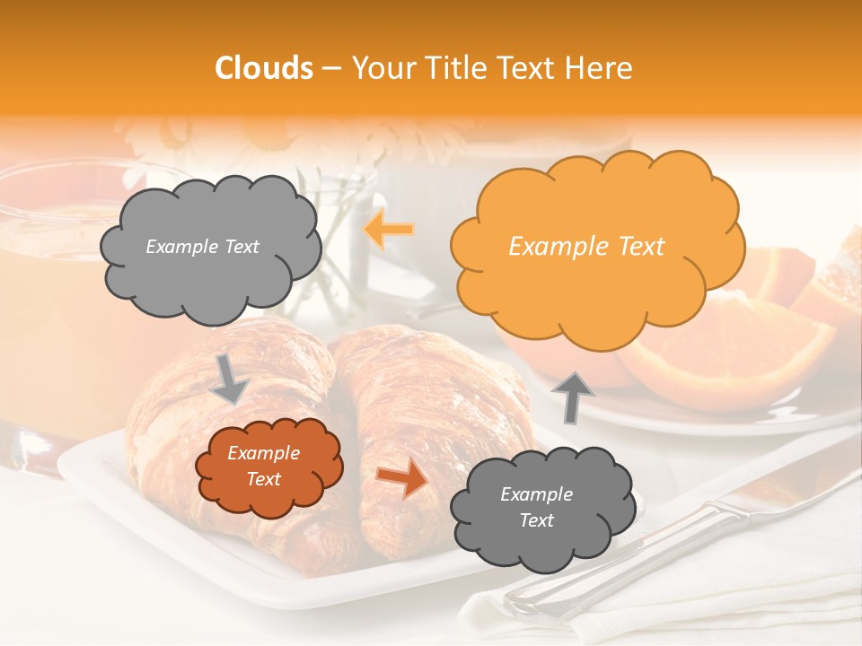 Coffee Bakery Liquid PowerPoint Template