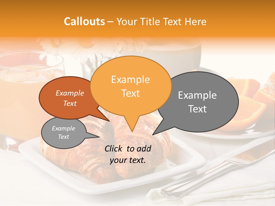 Coffee Bakery Liquid PowerPoint Template