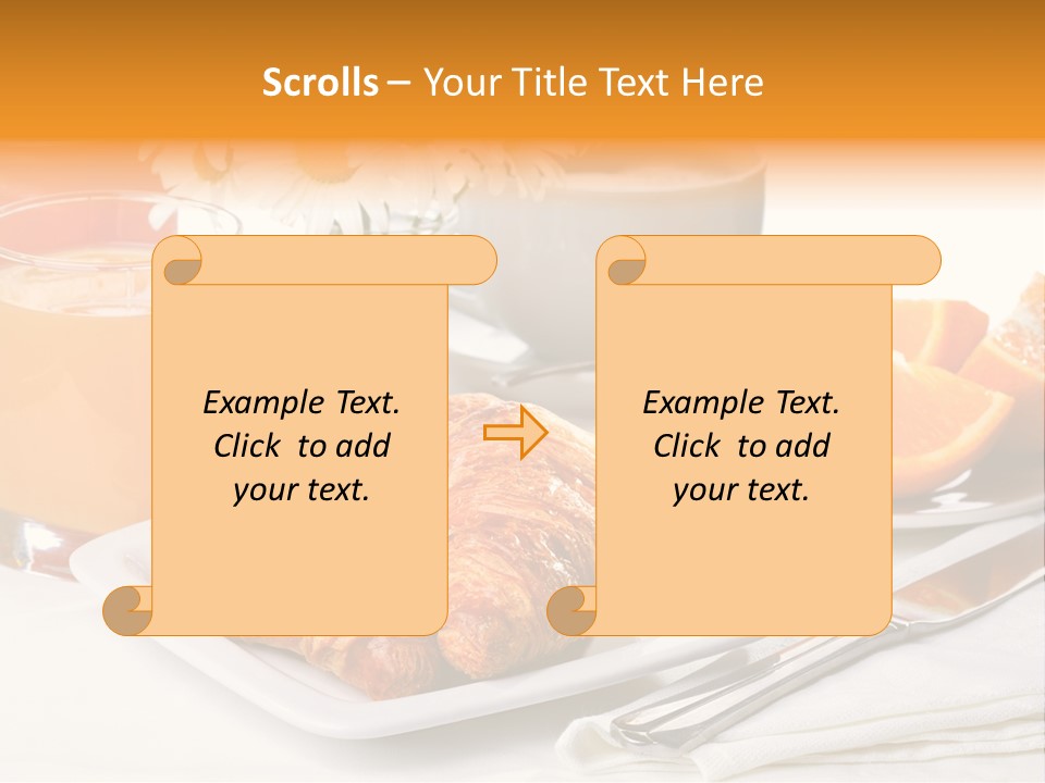 Coffee Bakery Liquid PowerPoint Template