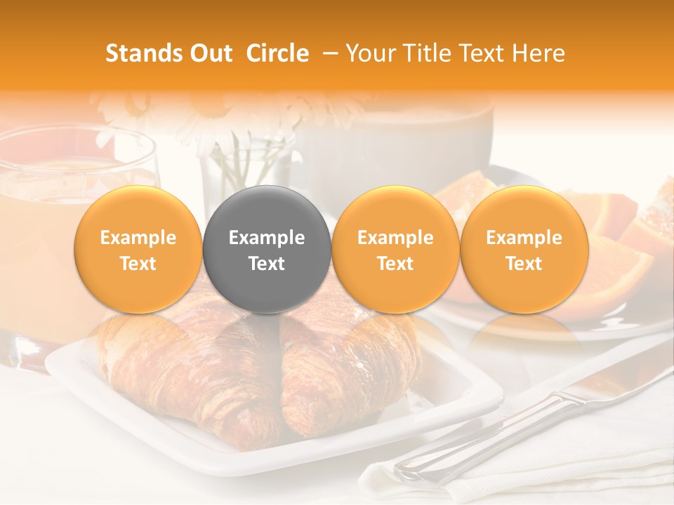 Coffee Bakery Liquid PowerPoint Template