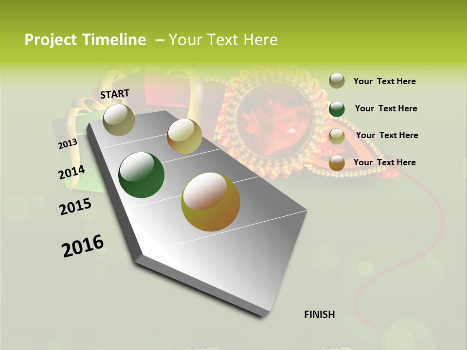 Tilak Hand Abstract PowerPoint Template