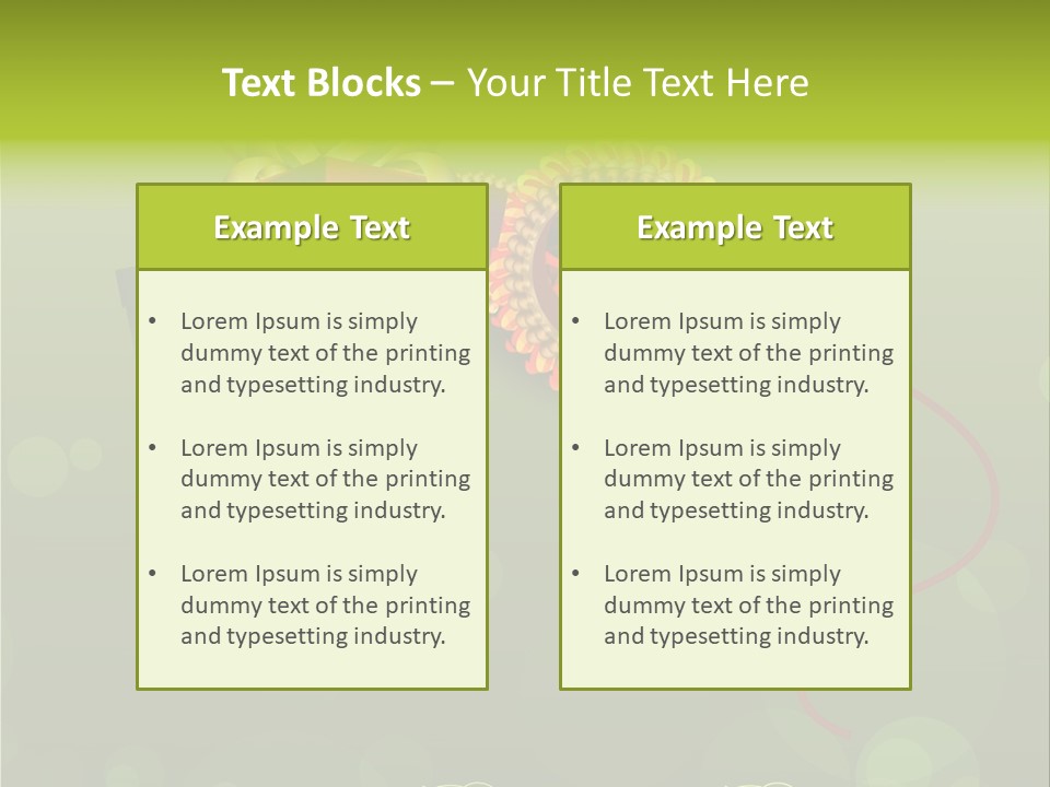 Tilak Hand Abstract PowerPoint Template
