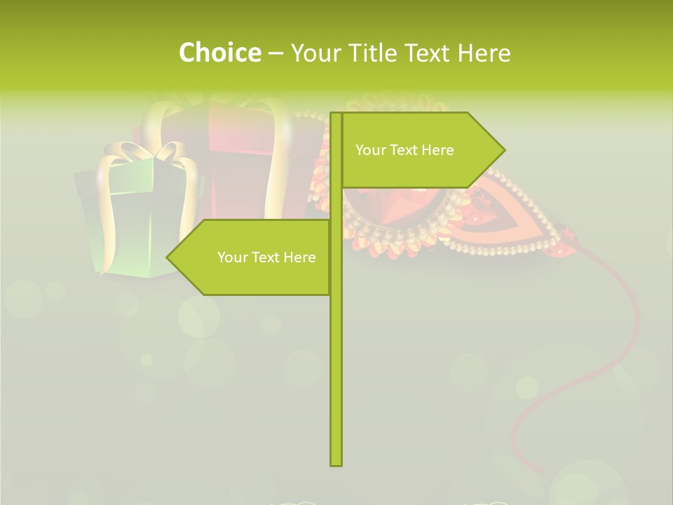 Tilak Hand Abstract PowerPoint Template