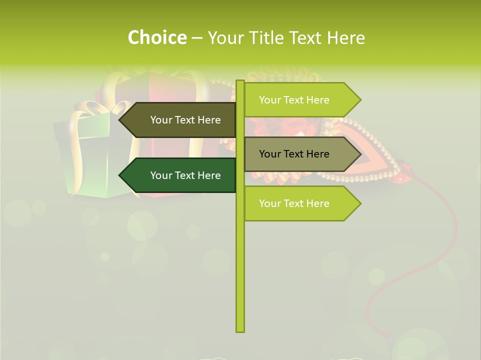 Tilak Hand Abstract PowerPoint Template