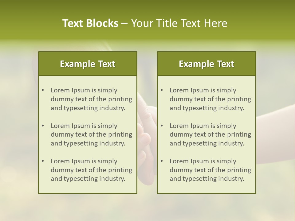 Care Childhood Trust PowerPoint Template
