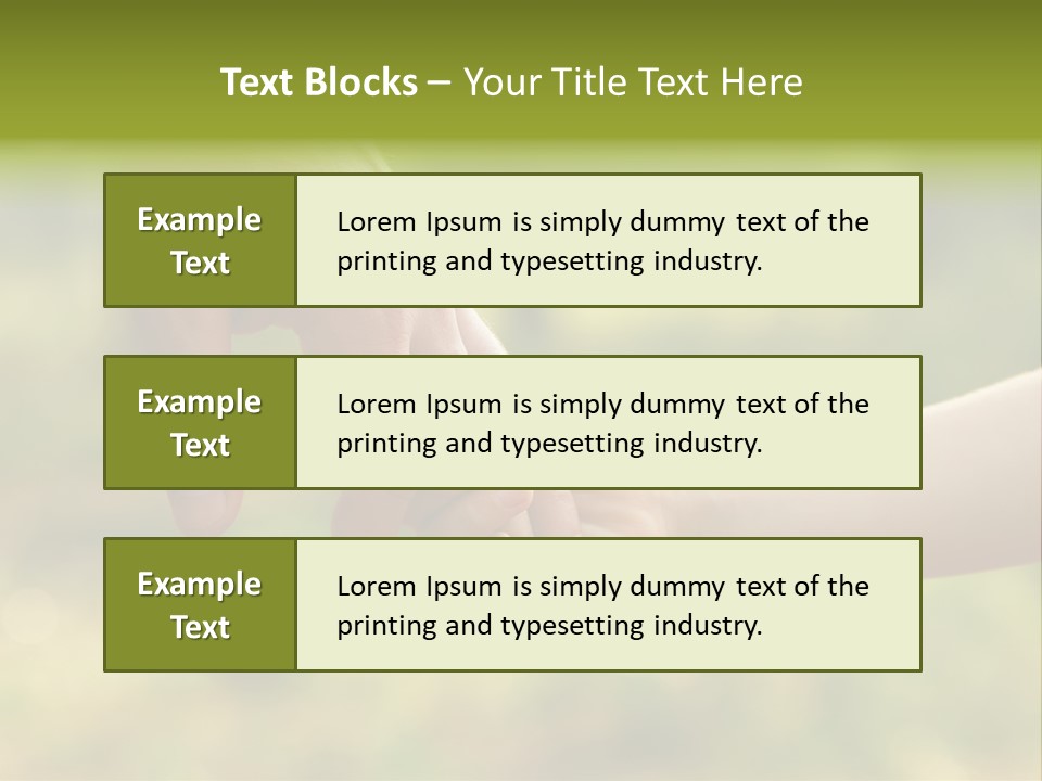 Care Childhood Trust PowerPoint Template