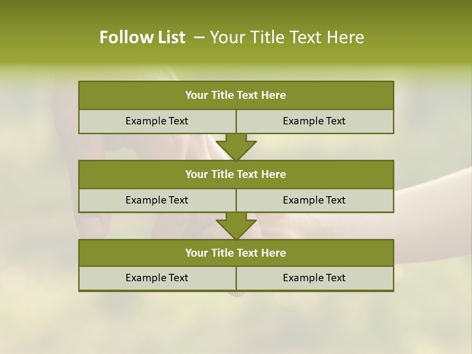 Care Childhood Trust PowerPoint Template