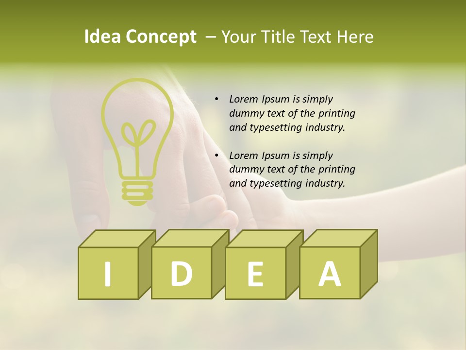 Care Childhood Trust PowerPoint Template