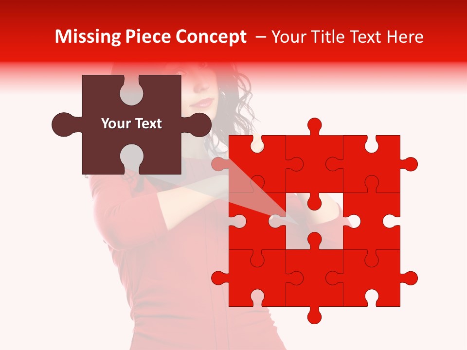 Attention Miss Business PowerPoint Template