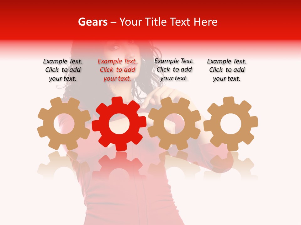 Attention Miss Business PowerPoint Template