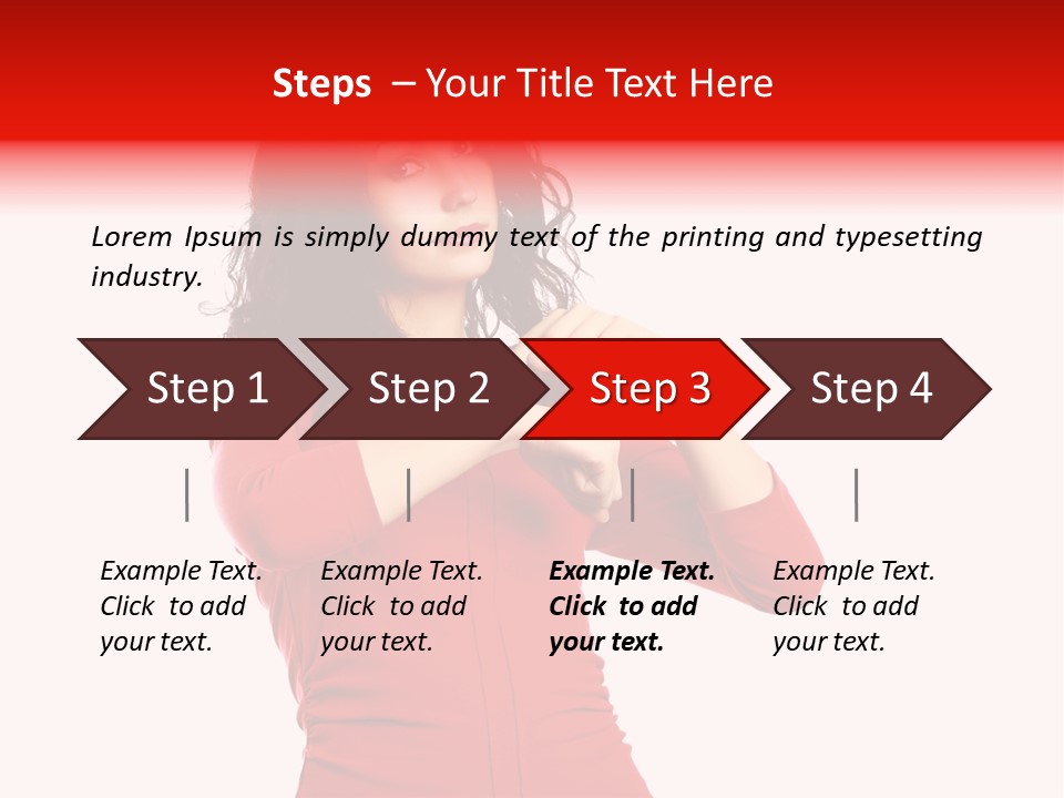 Attention Miss Business PowerPoint Template