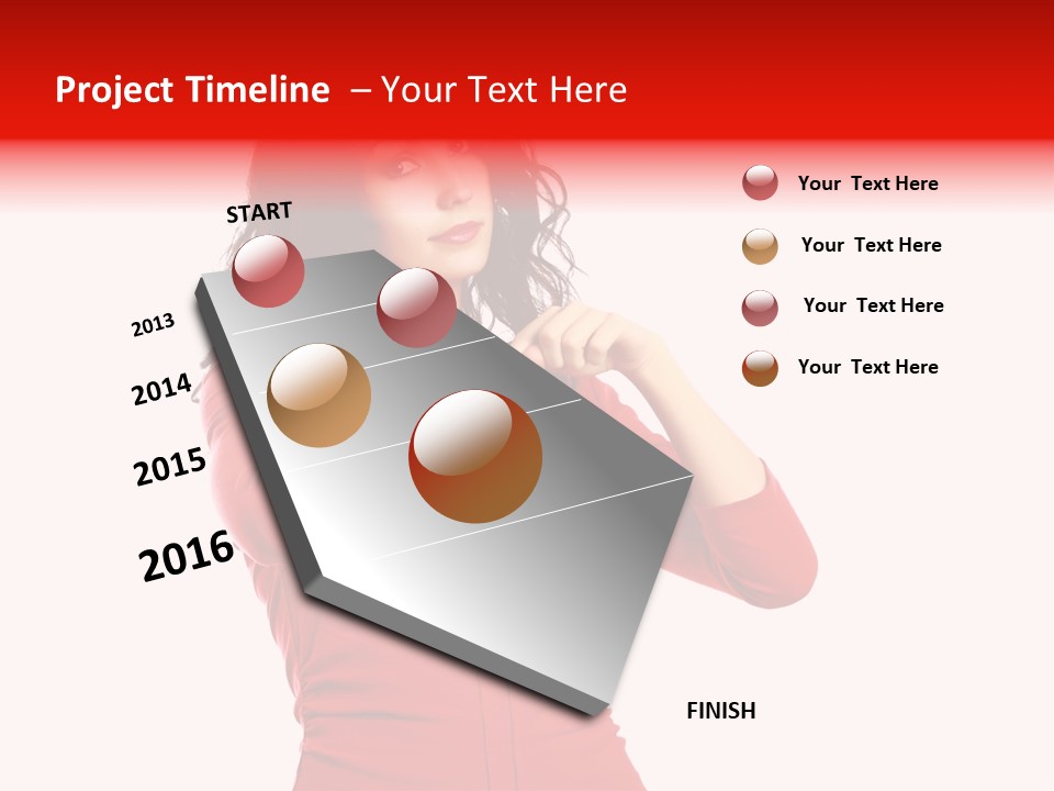 Attention Miss Business PowerPoint Template