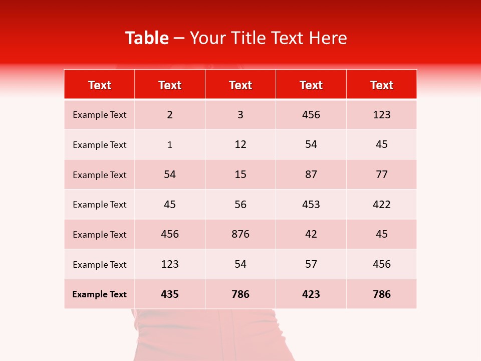 Attention Miss Business PowerPoint Template