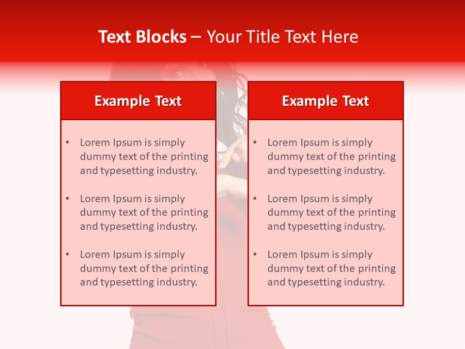Attention Miss Business PowerPoint Template
