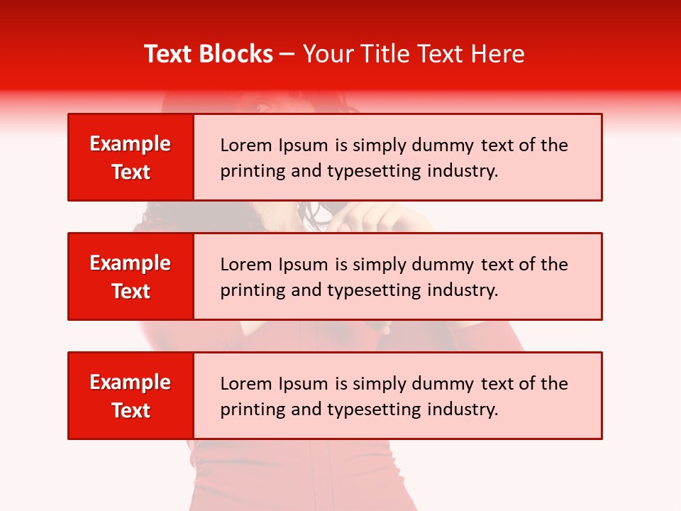 Attention Miss Business PowerPoint Template