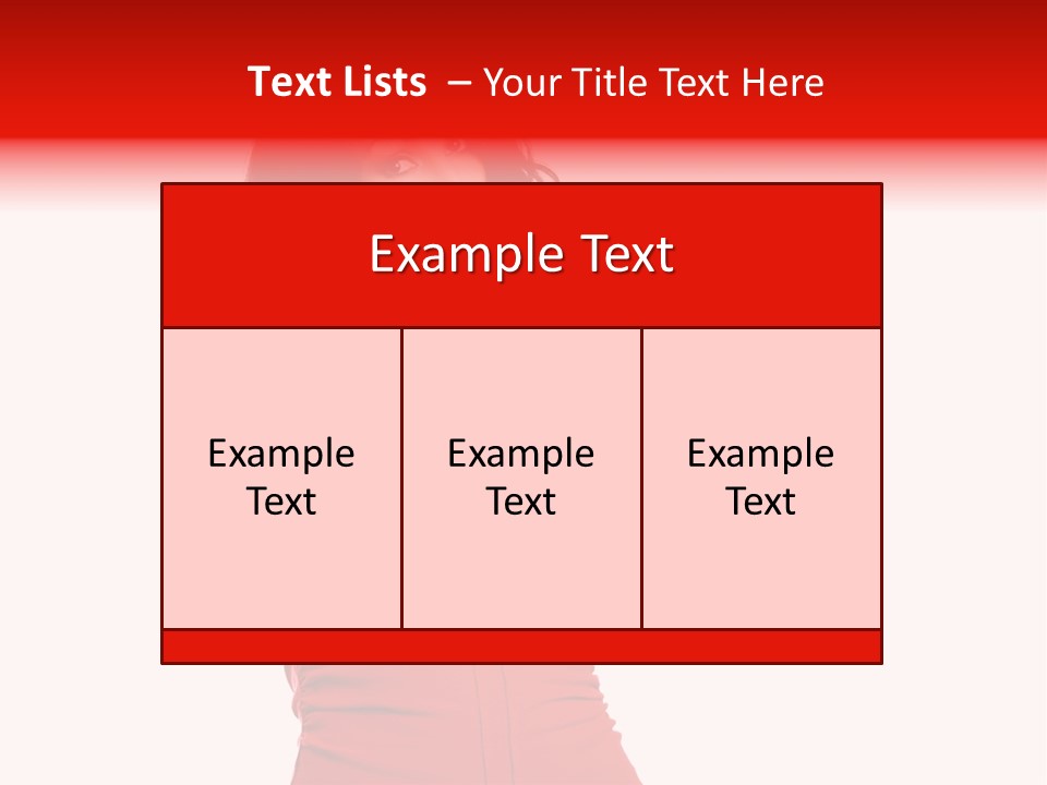 Attention Miss Business PowerPoint Template