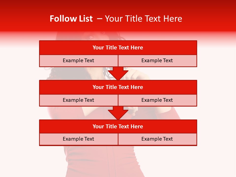 Attention Miss Business PowerPoint Template