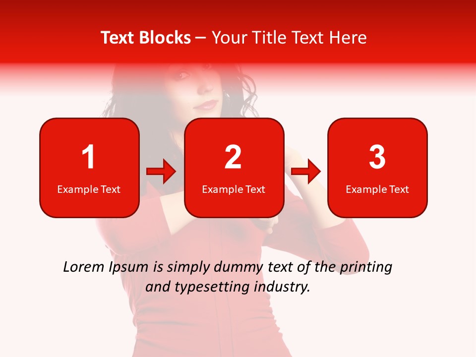 Attention Miss Business PowerPoint Template