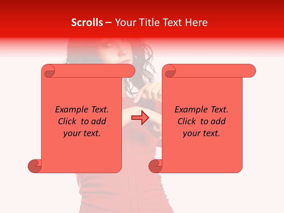 Attention Miss Business PowerPoint Template
