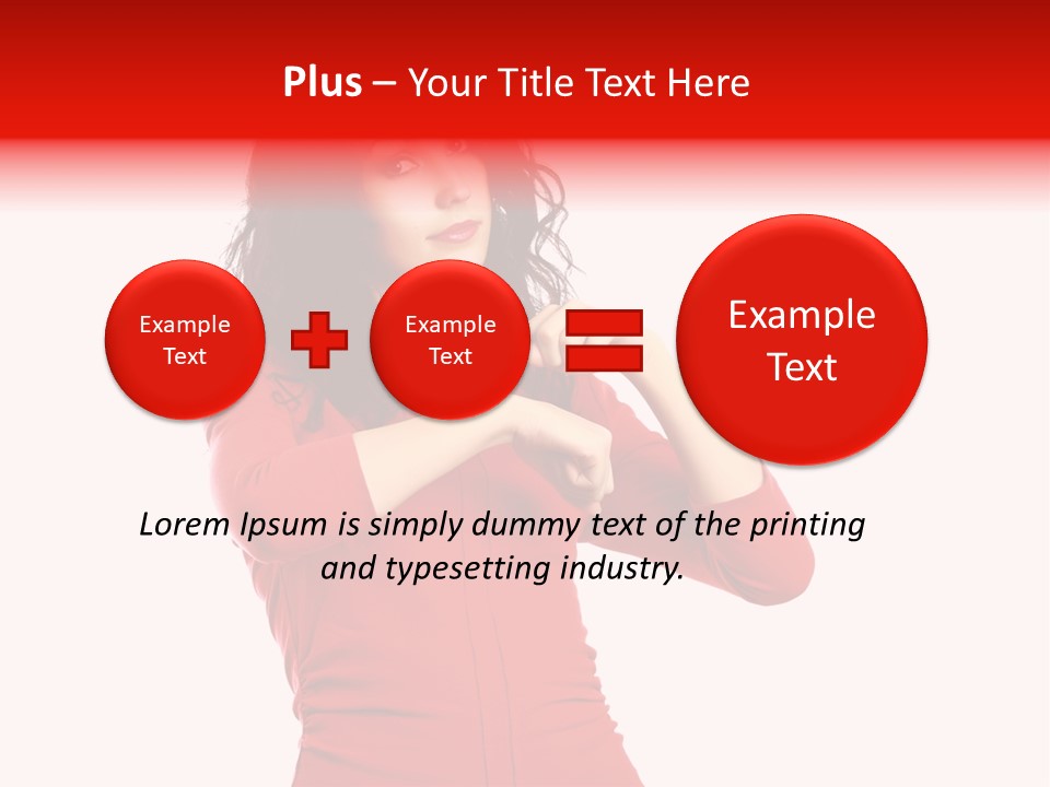 Attention Miss Business PowerPoint Template