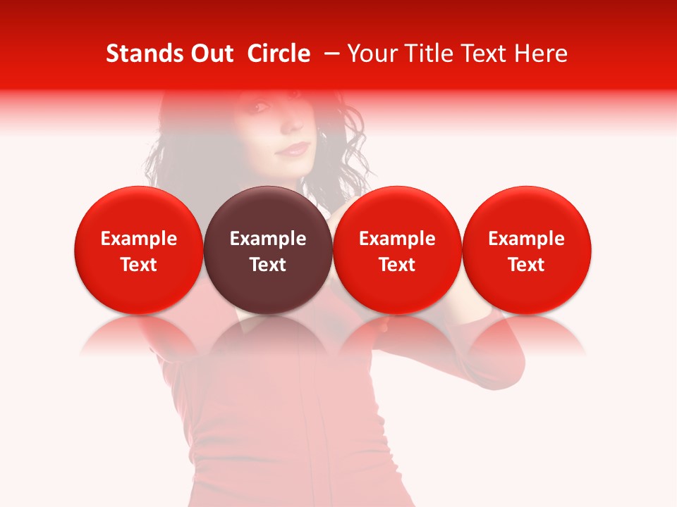 Attention Miss Business PowerPoint Template