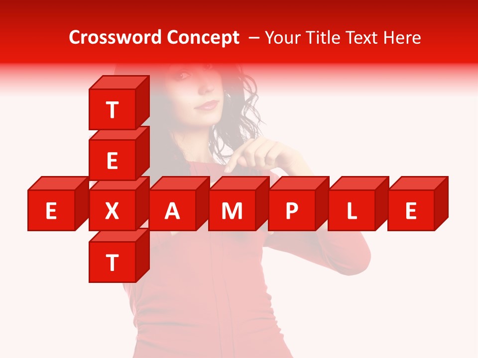 Attention Miss Business PowerPoint Template