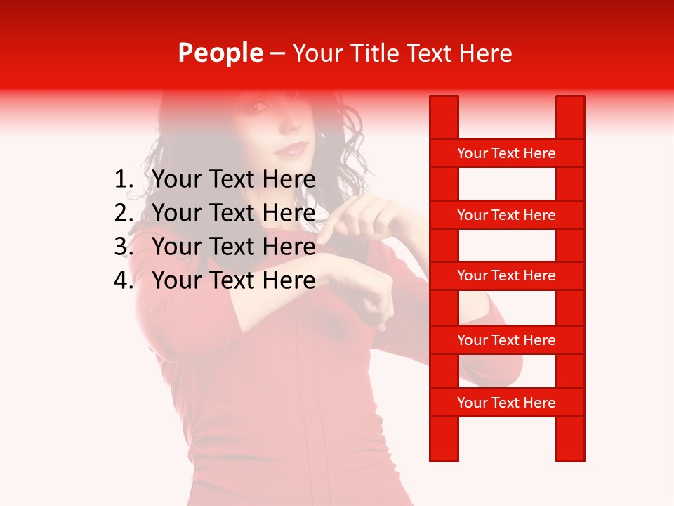 Attention Miss Business PowerPoint Template