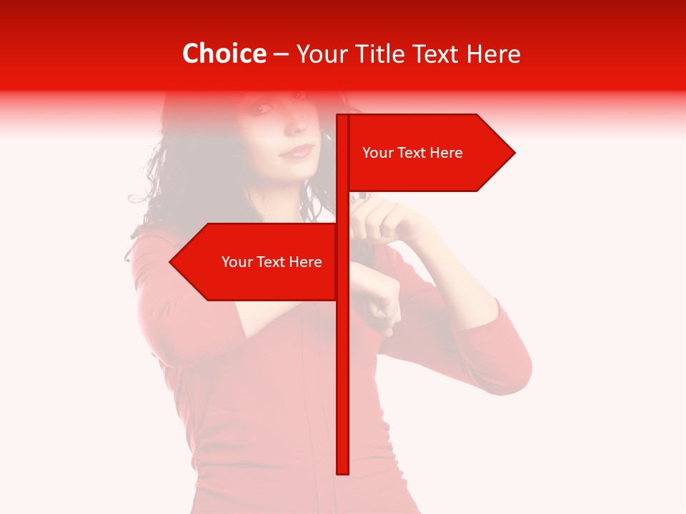 Attention Miss Business PowerPoint Template