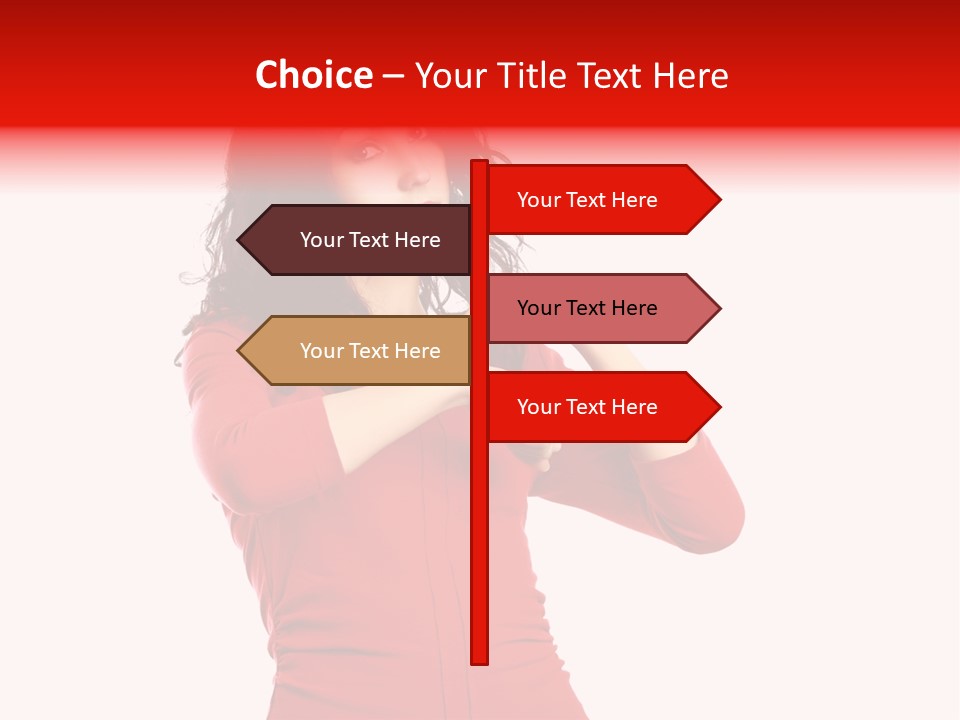 Attention Miss Business PowerPoint Template