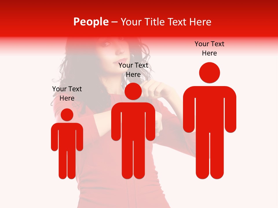 Attention Miss Business PowerPoint Template