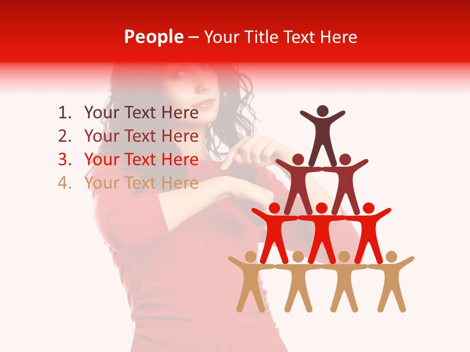 Attention Miss Business PowerPoint Template