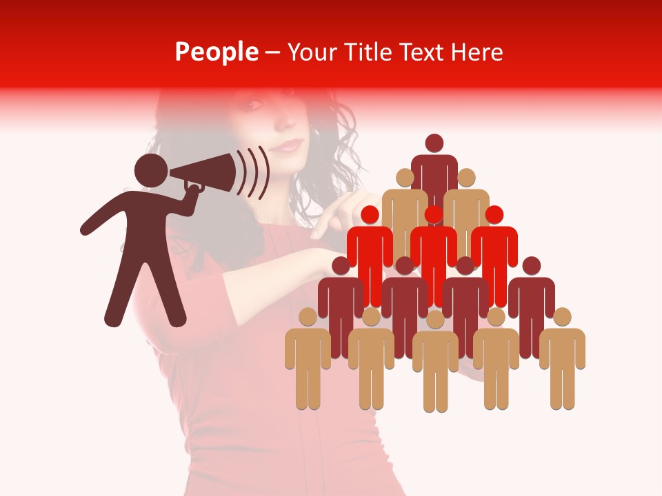 Attention Miss Business PowerPoint Template