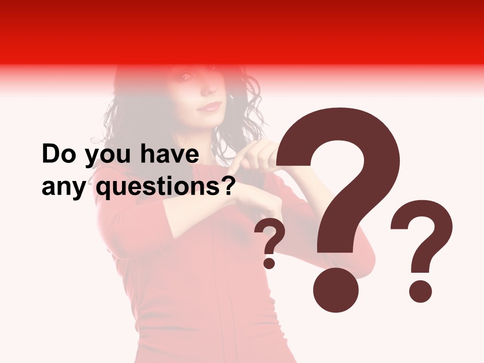 Attention Miss Business PowerPoint Template