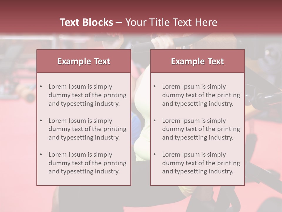 People Sport Personal PowerPoint Template